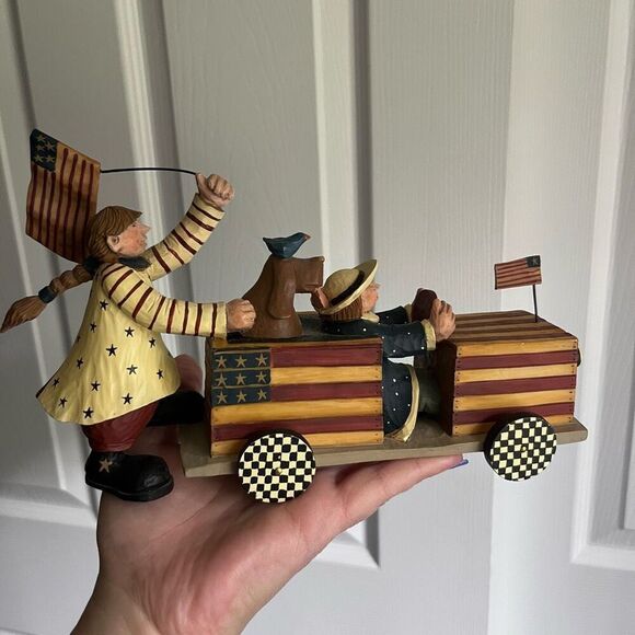 Williraye Studio 2001 "Star Spangled Derby" WW1330 Soap Box Racer USA July 4th - Picture 7 of 9